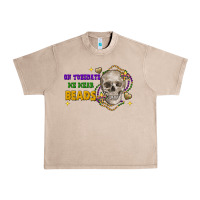 French Oak on tuesdays we wear beads skull Urban Heavy Tee - FaDigitalArtStudio