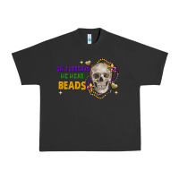Pigment Black on tuesdays we wear beads skull Urban Heavy Tee - FaDigitalArtStudio