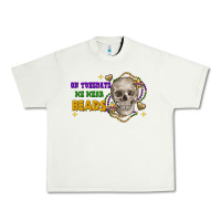 Pistachio on tuesdays we wear beads skull Urban Heavy Tee - FaDigitalArtStudio