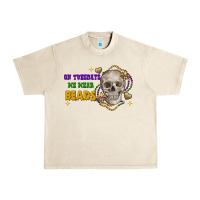 Sandshell on tuesdays we wear beads skull Urban Heavy Tee - FaDigitalArtStudio