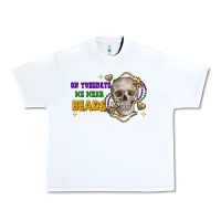 White on tuesdays we wear beads skull Urban Heavy Tee - FaDigitalArtStudio