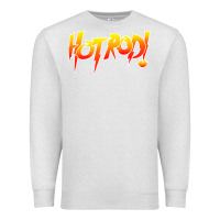 Oatmeal Heather rowdy roddy piper hot rod vintage, Premium Sweatshirt - artisFamous