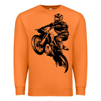 Carrot motocross dirt bike design got dirt Premium Sweatshirt - artisFamous