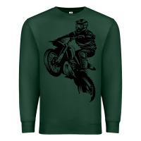 Sports Green motocross dirt bike design got dirt Premium Sweatshirt - artisFamous