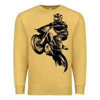 Antique Gold motocross dirt bike design got dirt Premium Sweatshirt - artisFamous