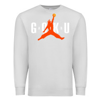 Dove Grey goku Premium Sweatshirt - artisFamous