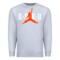 Heather Grey goku Premium Sweatshirt - artisFamous