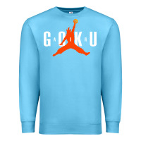 Ocean Blue goku Premium Sweatshirt - artisFamous