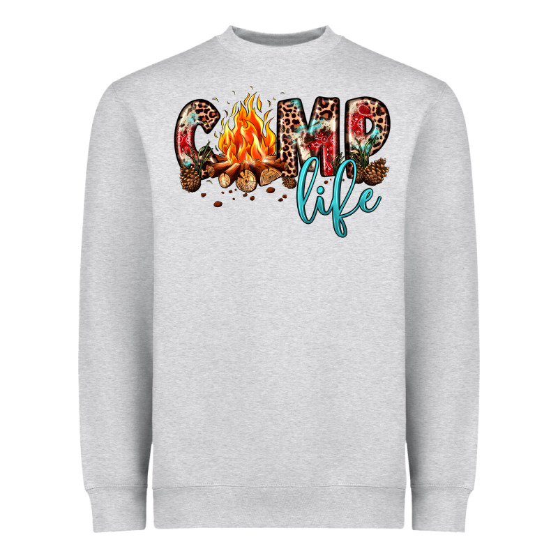 Camp Life Heavyweight Sweatshirt by JahusDesignShop | Teevron