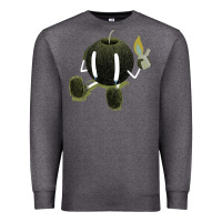 Charcoal Heather self destruction Premium Sweatshirt - artisFamous