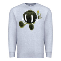 Heather Grey self destruction Premium Sweatshirt - artisFamous