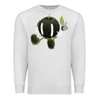 Oatmeal Heather self destruction Premium Sweatshirt - artisFamous