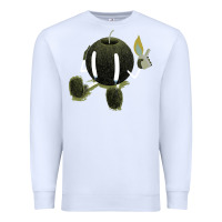 White self destruction Premium Sweatshirt - artisFamous