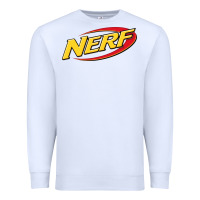 White Nerf Galaxy Premium Sweatshirt - artisFamous