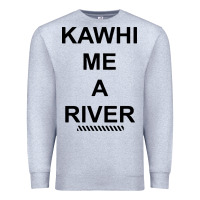 Heather Grey Kawhi River Funny Premium Sweatshirt - artisFamous