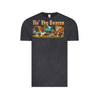 Vintage Black thanksgiving tis' the season with trucks bbs Vintage Tee - BundleAndBundleShop