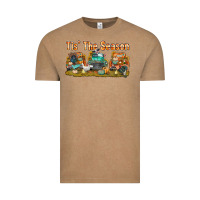 Vintage Coffee thanksgiving tis' the season with trucks bbs Vintage Tee - BundleAndBundleShop