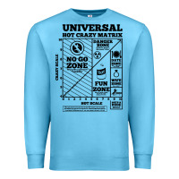 Ocean Blue hot crazy matrix matrix Premium Sweatshirt - artisFamous