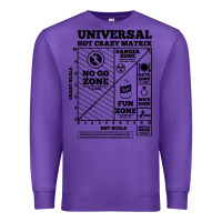 Purple hot crazy matrix matrix Premium Sweatshirt - artisFamous