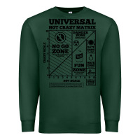 Sports Green hot crazy matrix matrix Premium Sweatshirt - artisFamous