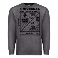 Charcoal Heather hot crazy matrix matrix Premium Sweatshirt - artisFamous