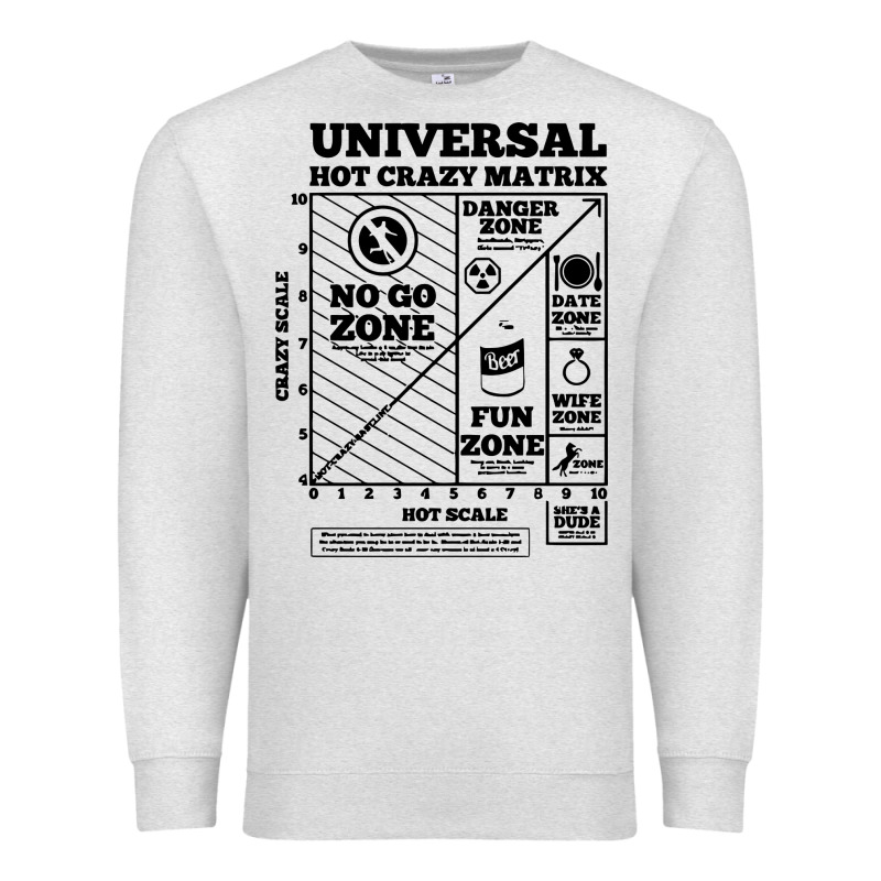 Hot Crazy Matrix Matrix Premium Sweatshirt by artisFamous | Teevron
