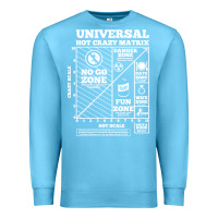 Ocean Blue hot crazy matrix matrix Premium Sweatshirt - artisFamous