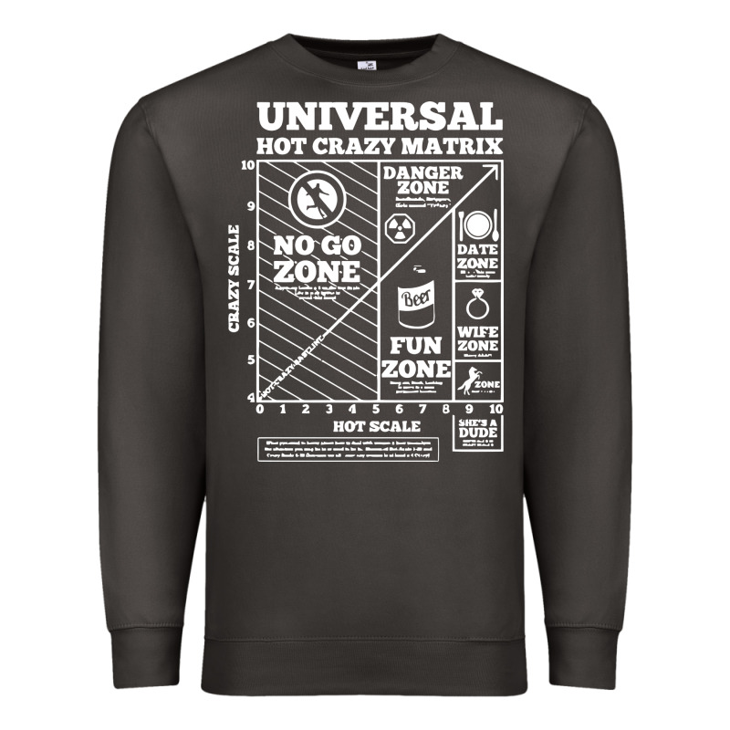 Hot Crazy Matrix Matrix Premium Sweatshirt by artisFamous | Teevron
