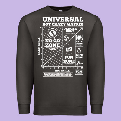 Hot Crazy Matrix Matrix Premium Sweatshirt Designed By Artisfamous