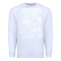 White hot crazy matrix matrix Premium Sweatshirt - artisFamous