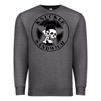 Charcoal Heather knuckle sandwich Premium Sweatshirt - artisFamous