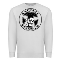 Dove Grey knuckle sandwich Premium Sweatshirt - artisFamous