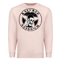Pale Pink knuckle sandwich Premium Sweatshirt - artisFamous