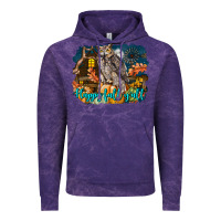 Cloud Purple Happy Fall Y'all Owl Vintage Hoodie - LillyAllenDesigns