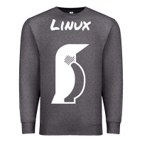 Charcoal Heather linux Premium Sweatshirt - artisFamous