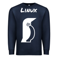 Navy linux Premium Sweatshirt - artisFamous