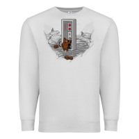 Dove Grey dawn of gaming Premium Sweatshirt - artisFamous