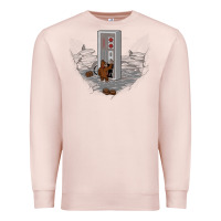 Pale Pink dawn of gaming Premium Sweatshirt - artisFamous