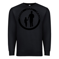 Black good dad gang Premium Sweatshirt - artisFamous