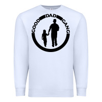 White good dad gang Premium Sweatshirt - artisFamous