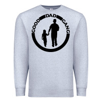 Heather Grey good dad gang Premium Sweatshirt - artisFamous