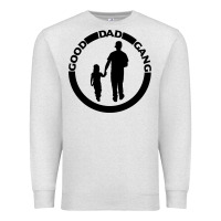 Oatmeal Heather good dad gang Premium Sweatshirt - artisFamous