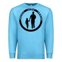 Ocean Blue good dad gang Premium Sweatshirt - artisFamous