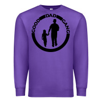 Purple good dad gang Premium Sweatshirt - artisFamous