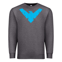 Charcoal Heather nightwing Premium Sweatshirt - artisFamous