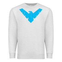 Oatmeal Heather nightwing Premium Sweatshirt - artisFamous