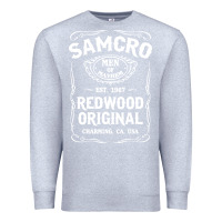 Heather Grey samcro redwood original Premium Sweatshirt - artisFamous