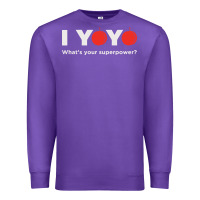 Purple funny yoyo Premium Sweatshirt - artisFamous