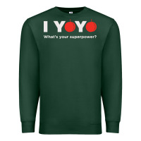 Sports Green funny yoyo Premium Sweatshirt - artisFamous