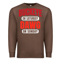 Chestnut buckeye on saturday Premium Sweatshirt - artisFamous